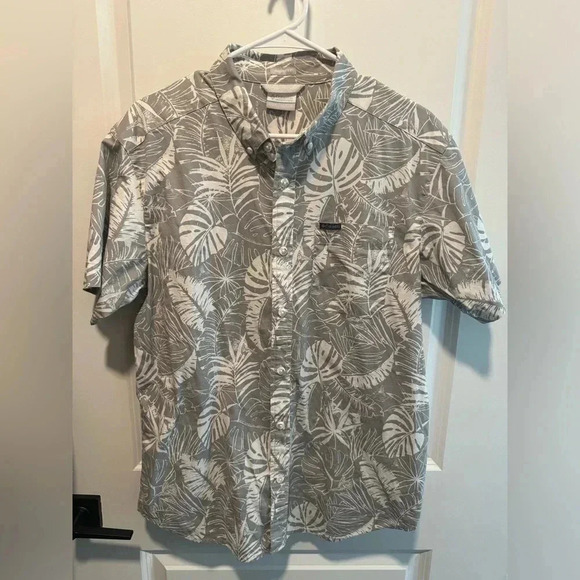 Columbia Men's Rapid Rivers Printed Short Sleeve Shirt - Picture 2 of 7